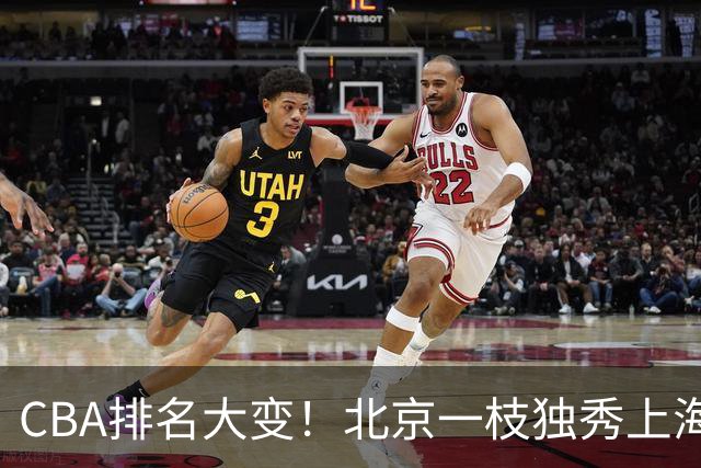 CBA排名大变！北京一枝独秀上海第3，辽宁首败排名第4，广东第15